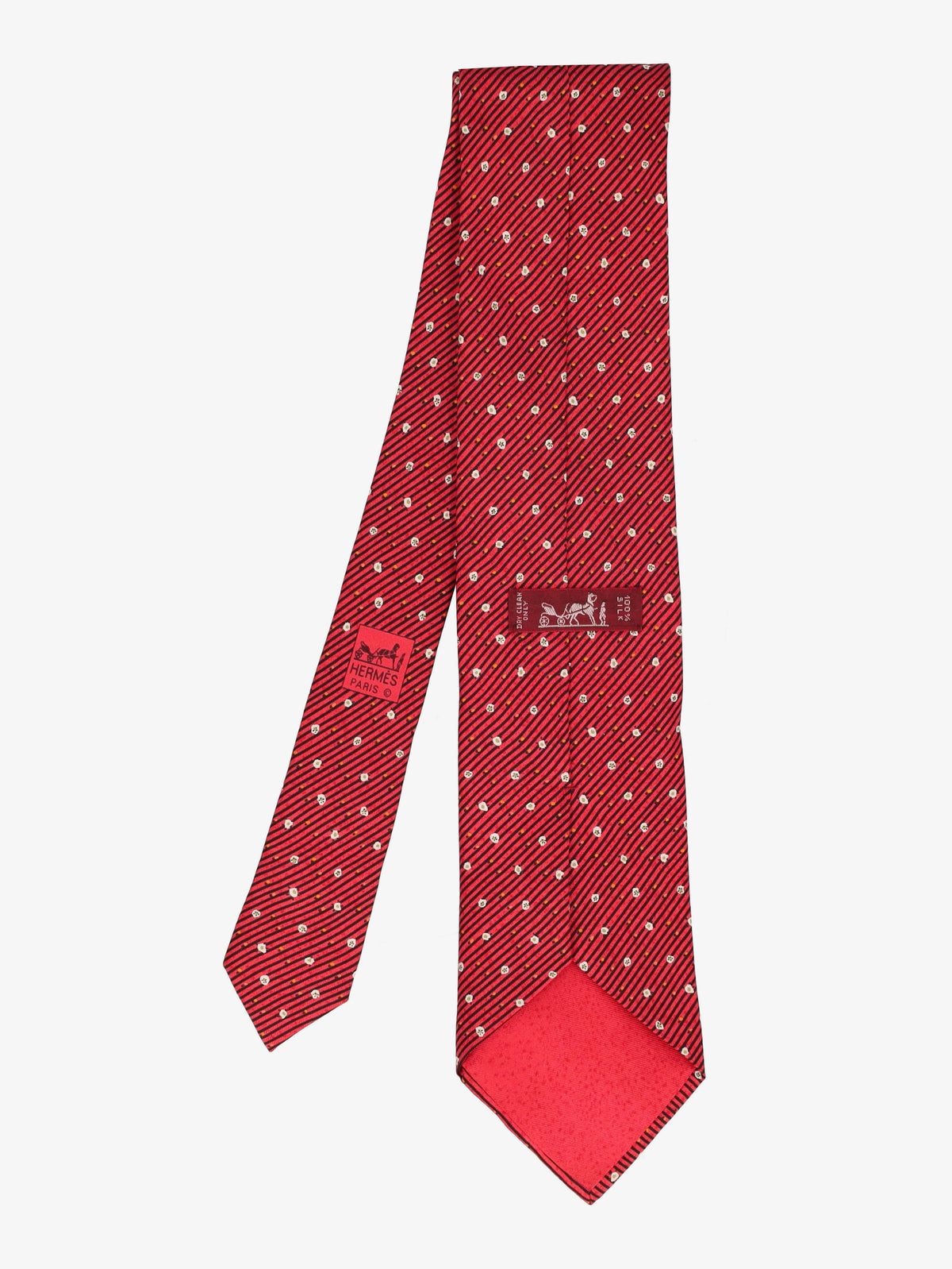Hermès Flowered Tie