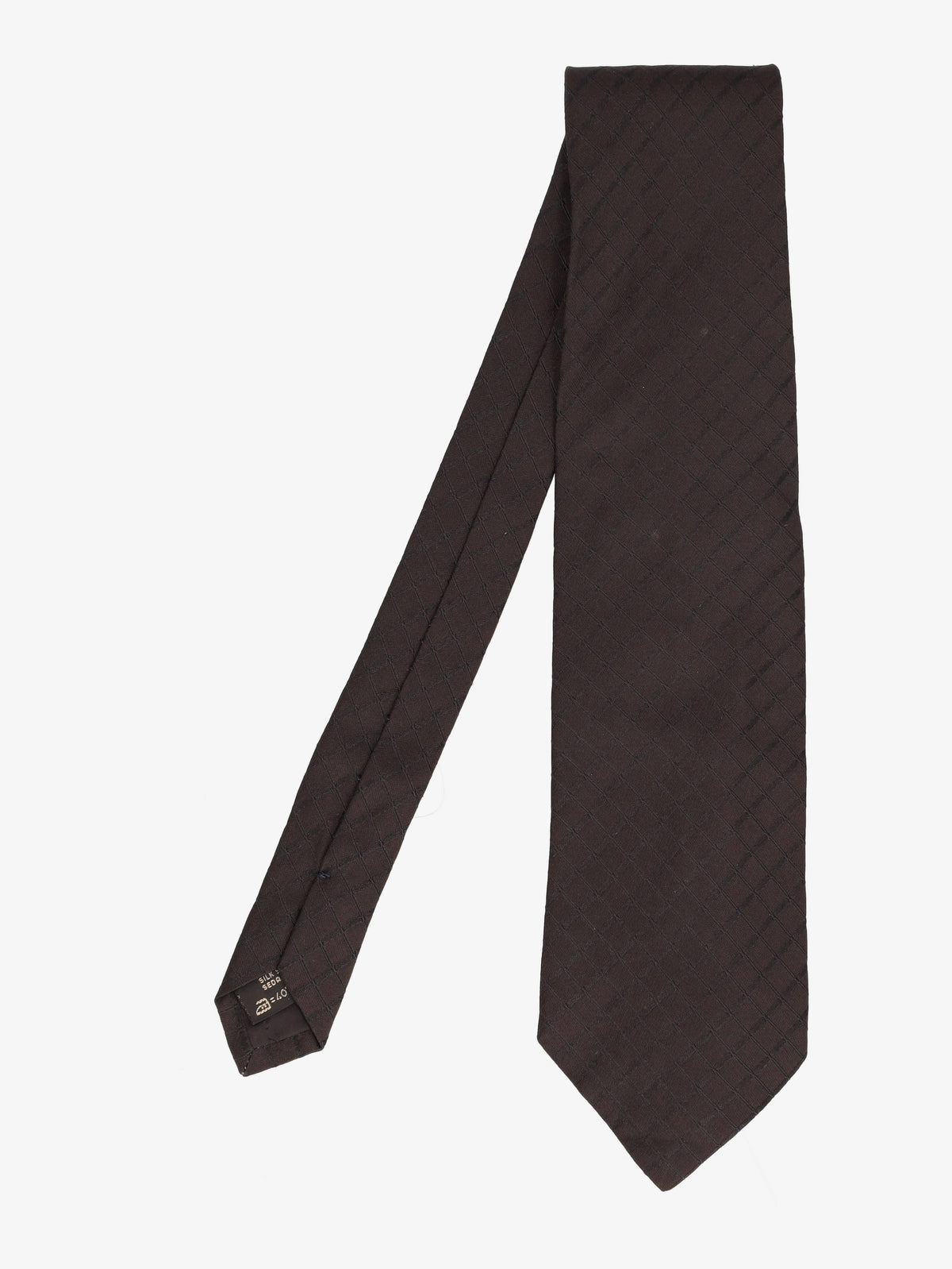 Zegna Checked Print Tie W16062025.21  Ermenegildo Zegna