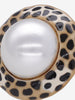 Kenneth Jay Lane Animalier And Pearl Earrings CVR24.1.154  Kenneth Jay Lane