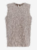 Brunello Cucinelli Lurex Fringe Top