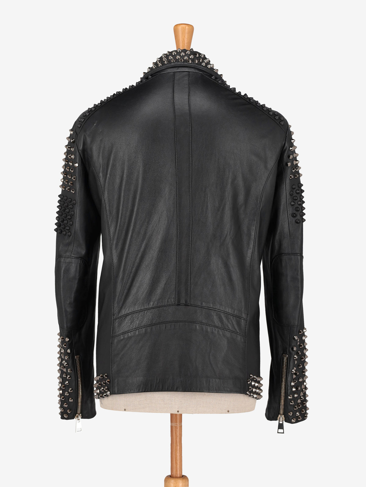 Vintage Studded Leather Jacket WCV250822.04  Vintage