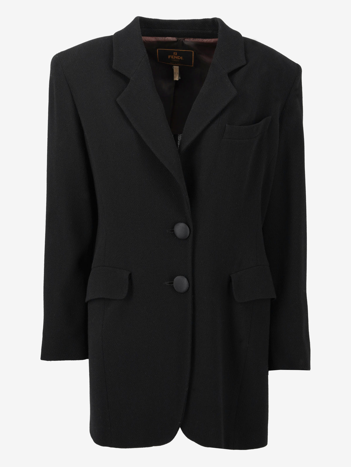 Fendi Black Wool Blazer