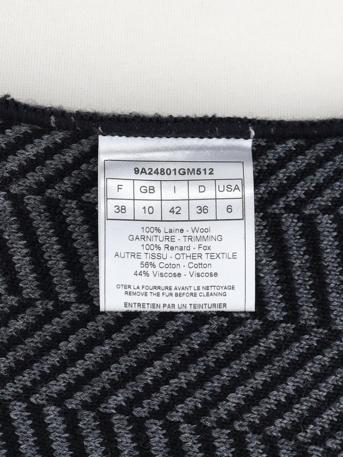 Dior Herringbone Wool Coat