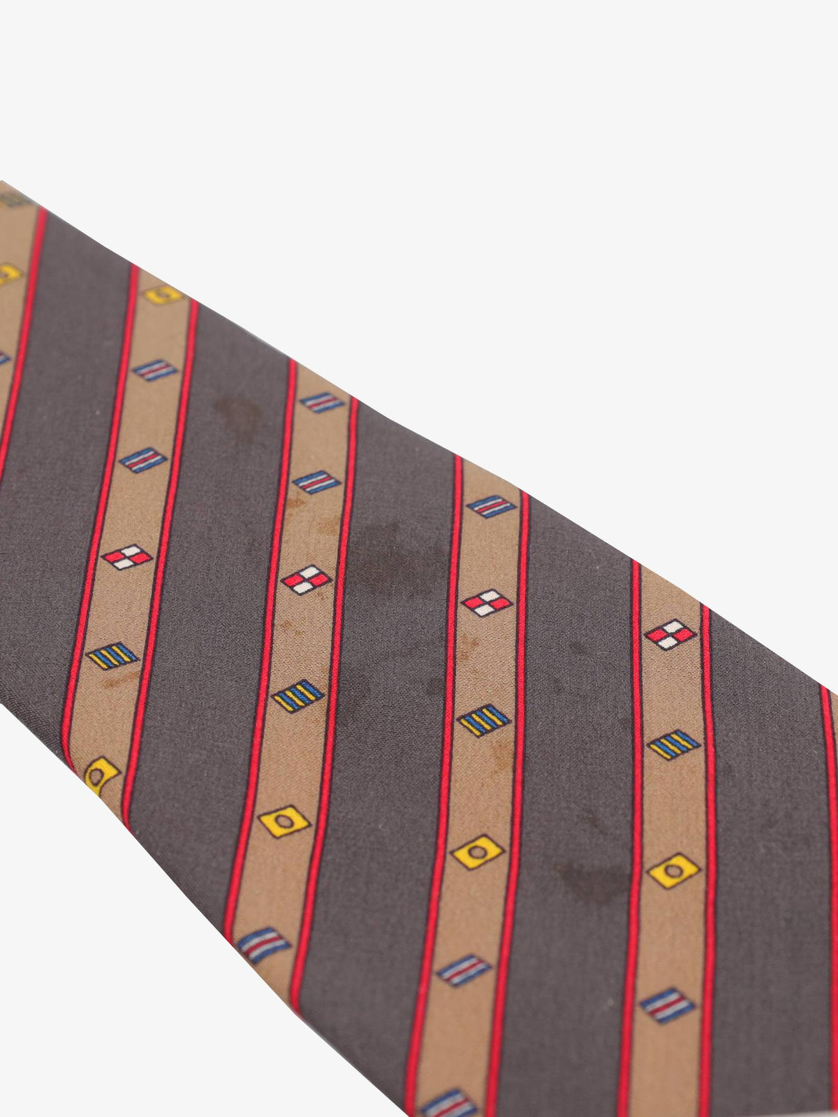 Gucci Flag Patterned Tie