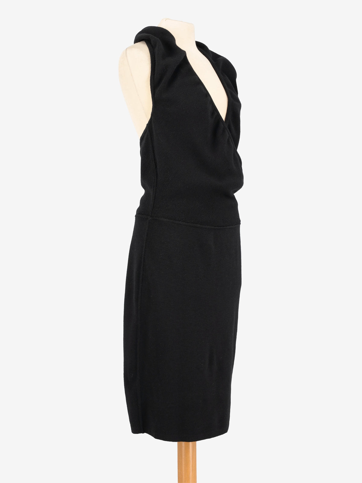 Alaïa Wool Hourglass Dress DM10043125  Alaïa