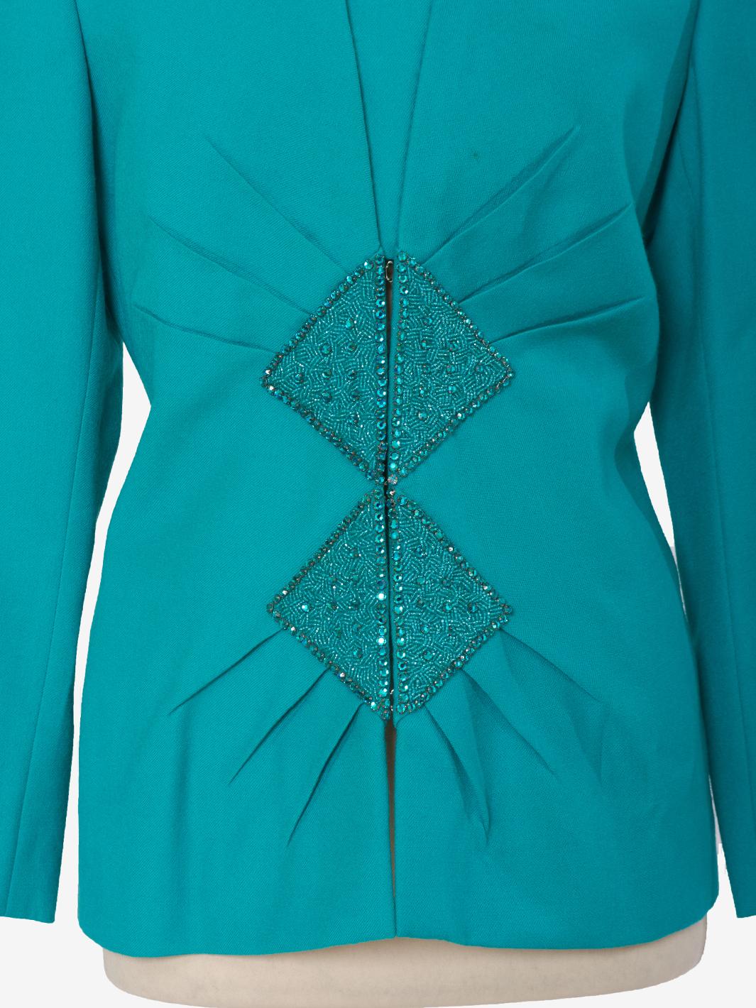 Vintage Green Wool Suit