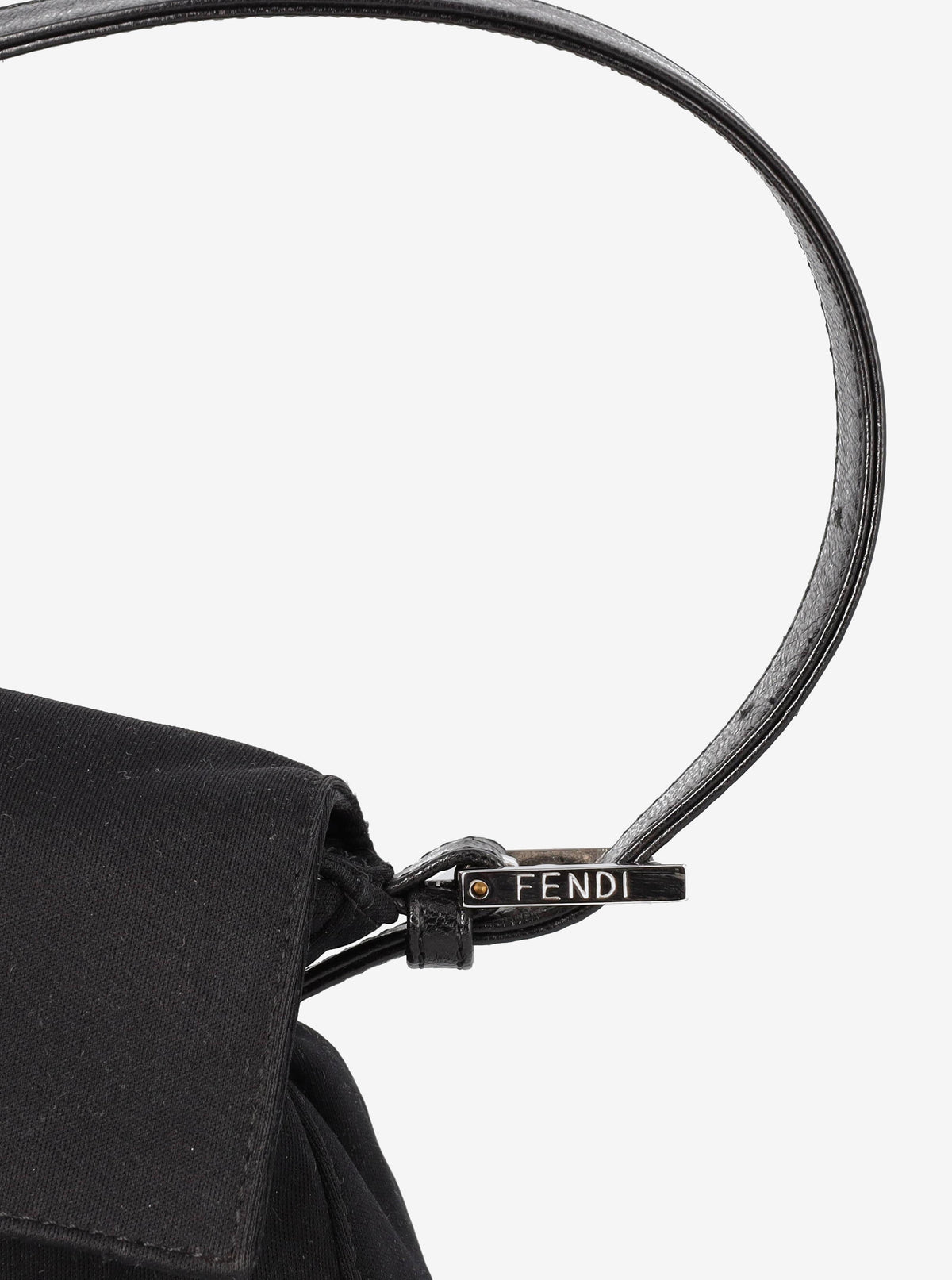 Fendi Baguette In Black Canvas