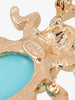 Kenneth Jay Lane Acquamarine Beetle Brooch CVR24.1.138  Kenneth Jay Lane