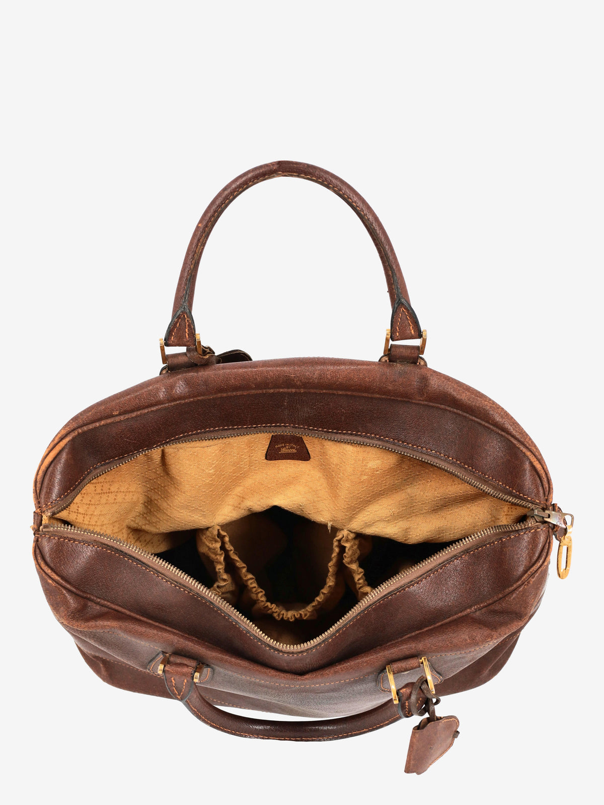 Gucci Leather Travel Handbag