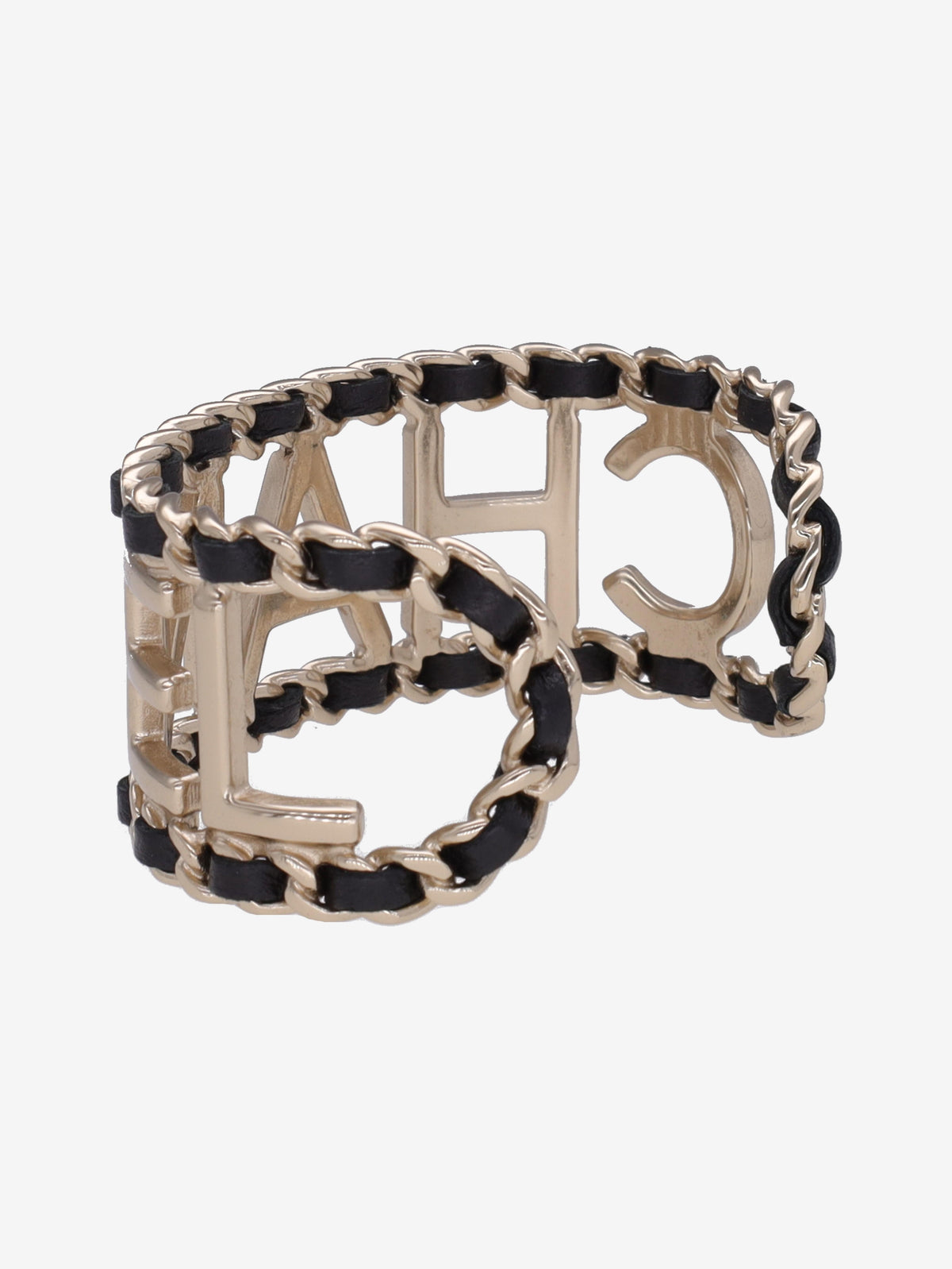 Chanel Rigid Lettering Bracelet