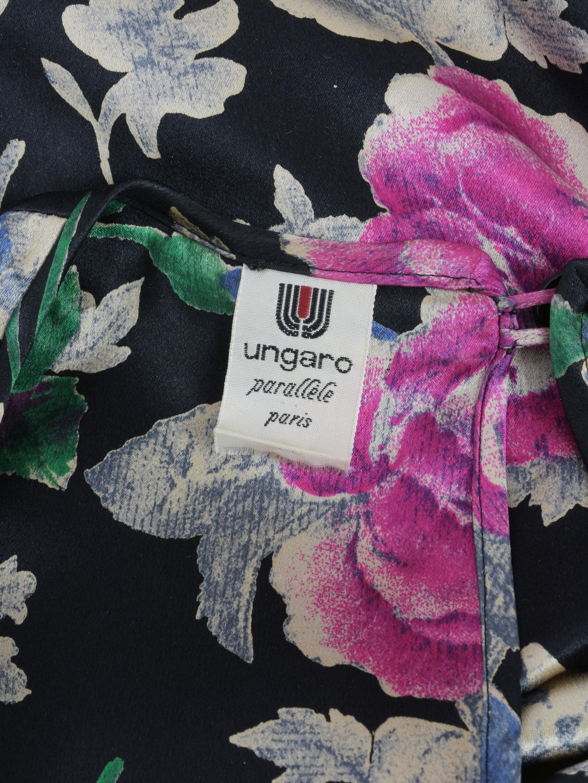 Ungaro Flower Print Dress - '80s<BR/>