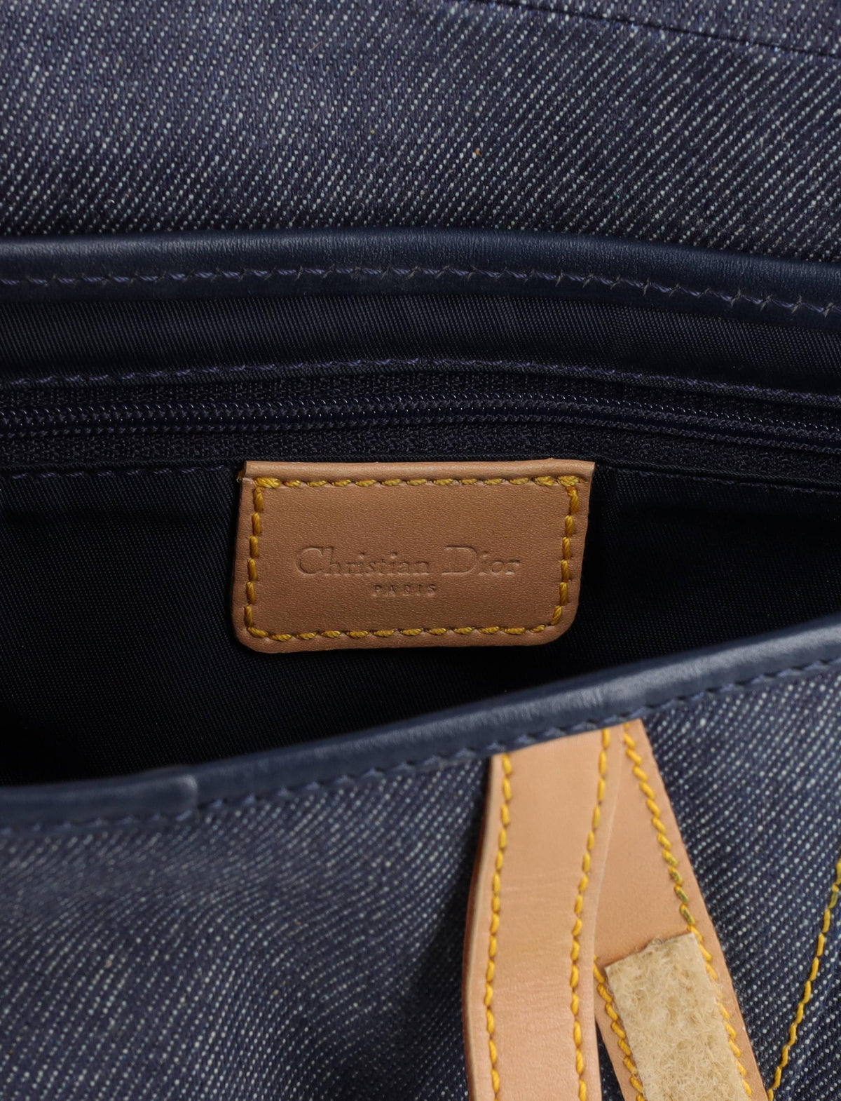 Dior Saddle In Denim
