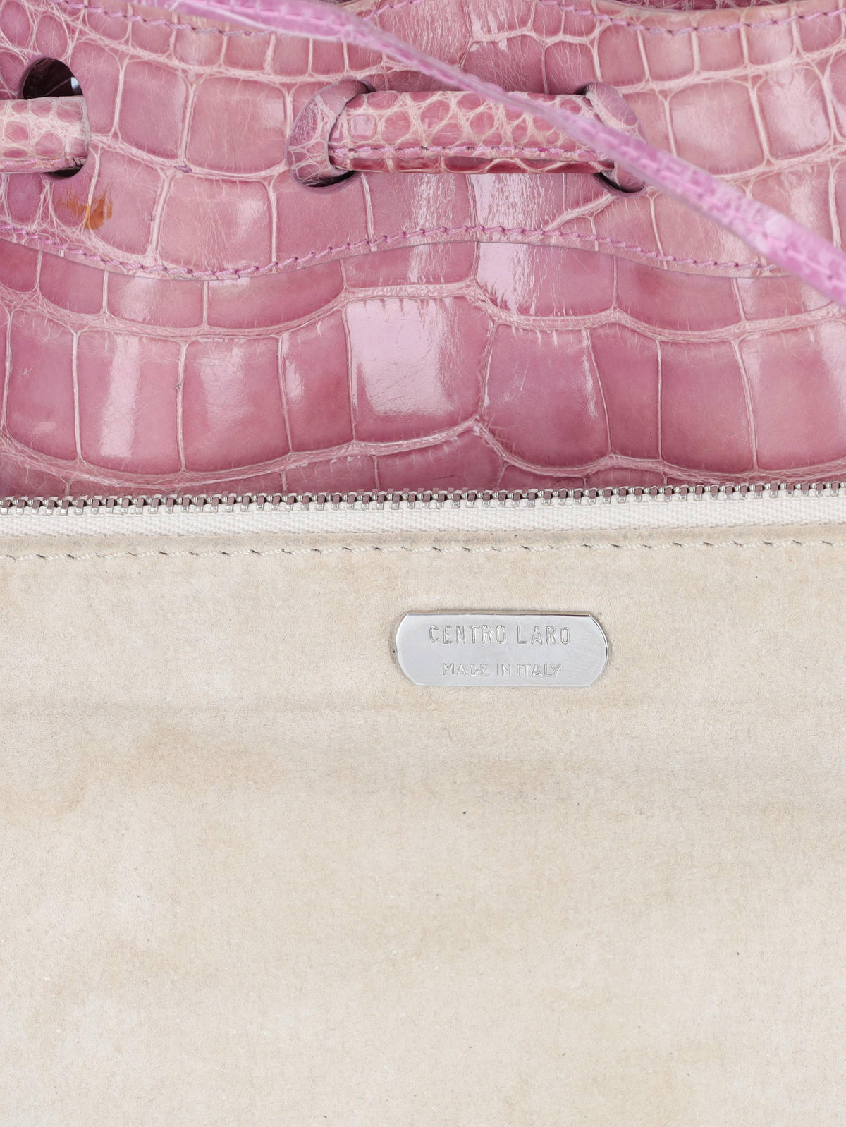 Vintage Pink Cocco Bucket Bag