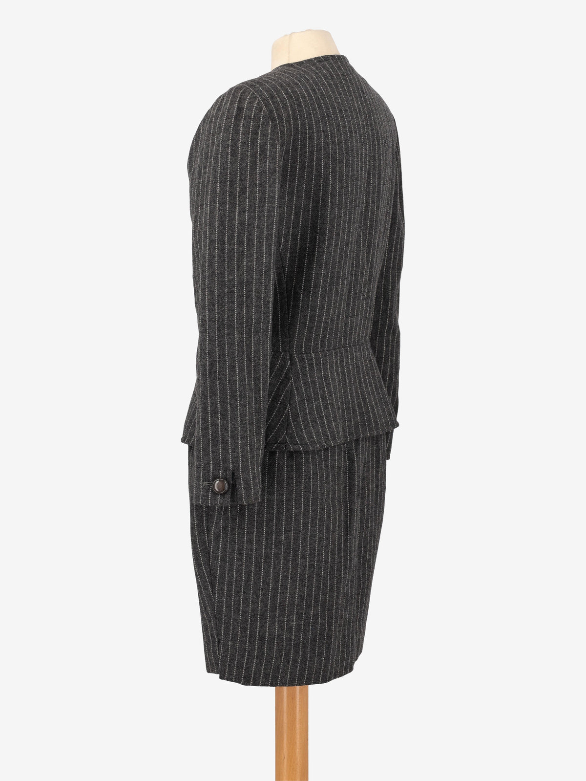 Valentino Wool Pinstripe Suit