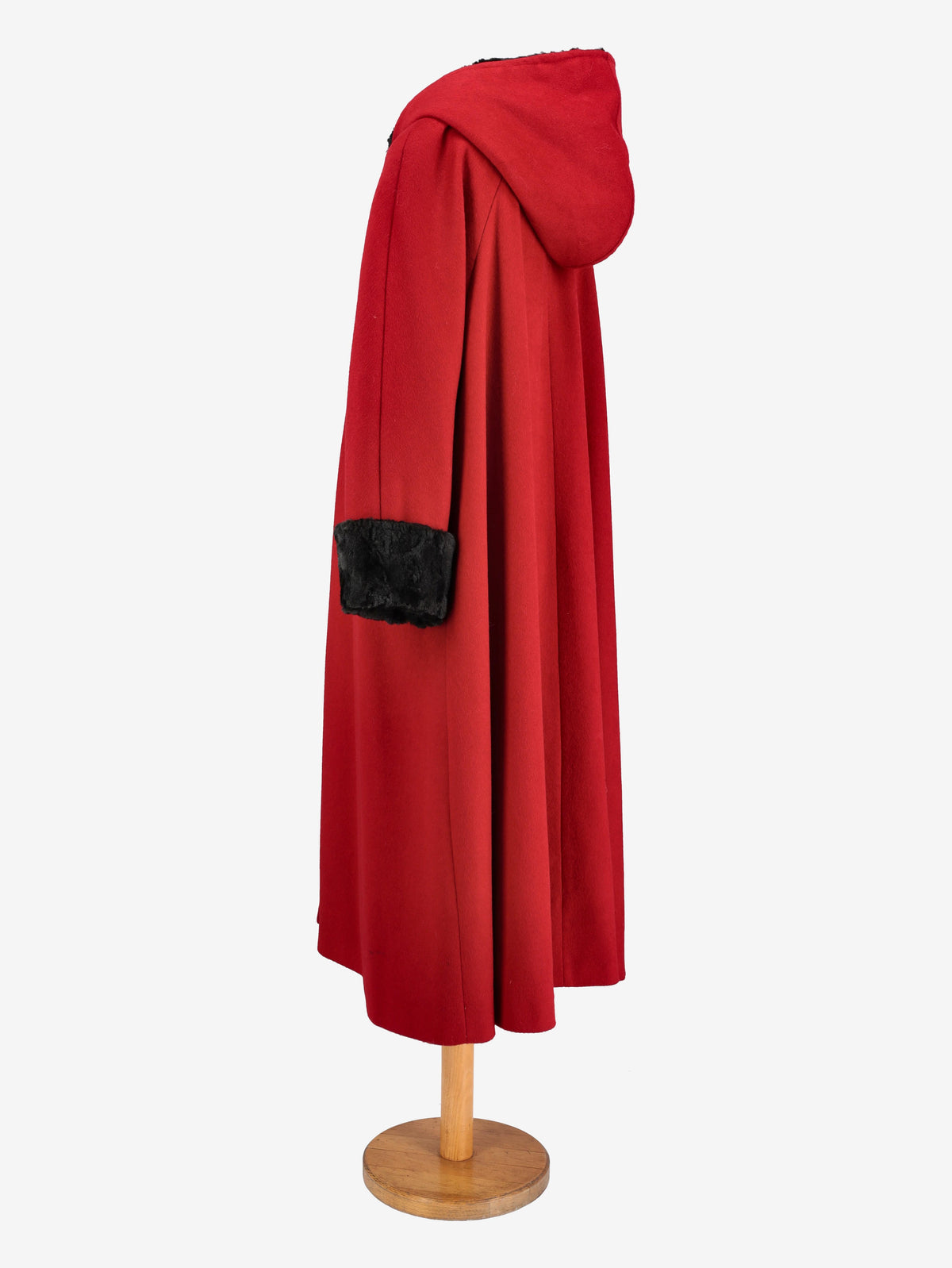Fendi Red Wool Overcoat