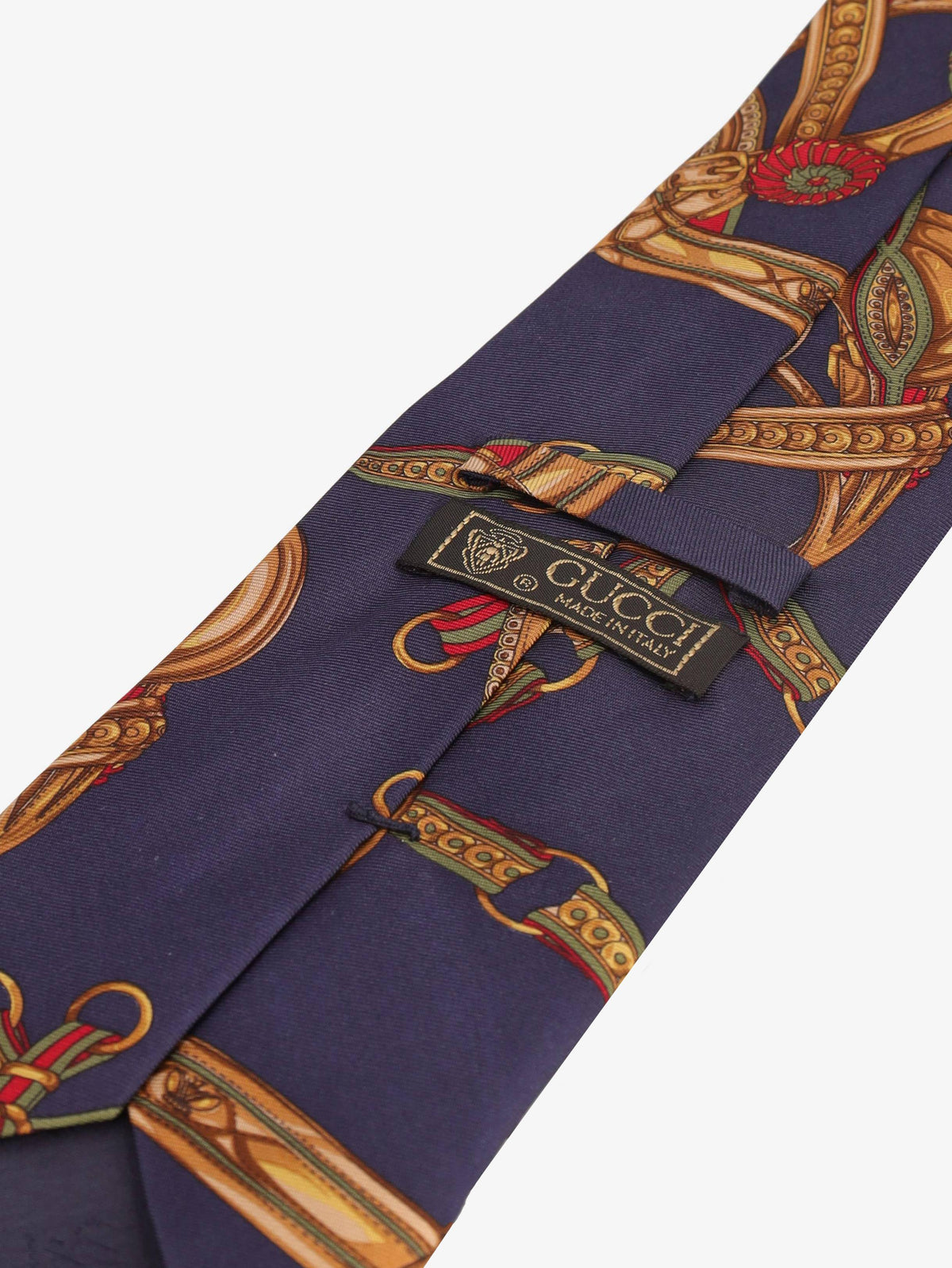 Gucci Equestrian Print Tie WCV300625.15  Gucci