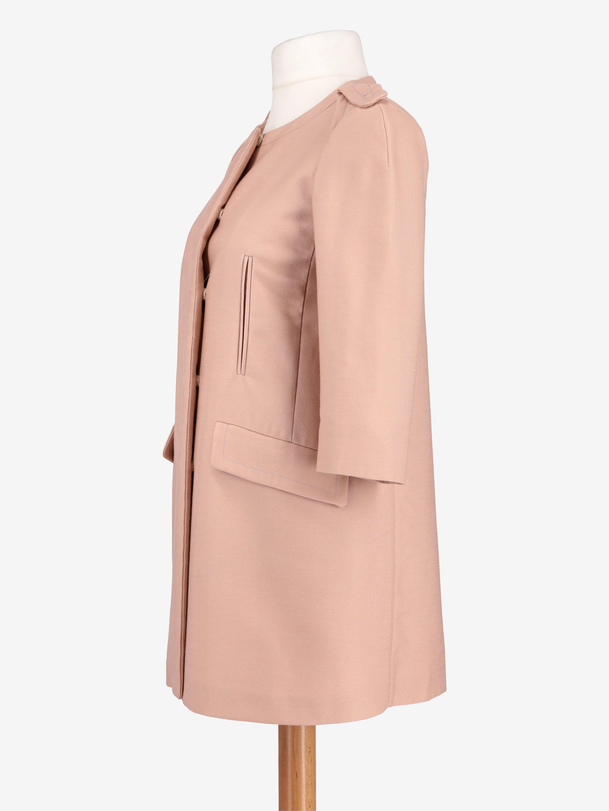 Miu Miu Pink Overcoat