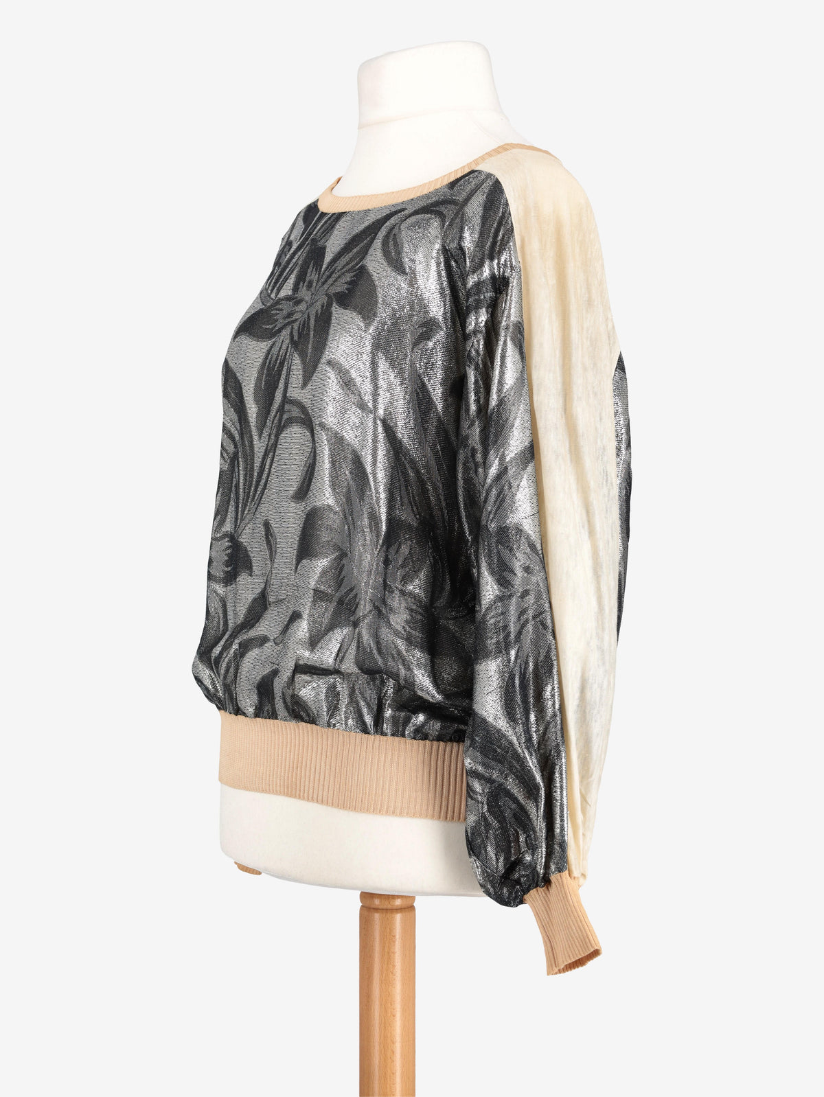 Gianfranco Ferrè Silver Patterned Jumper