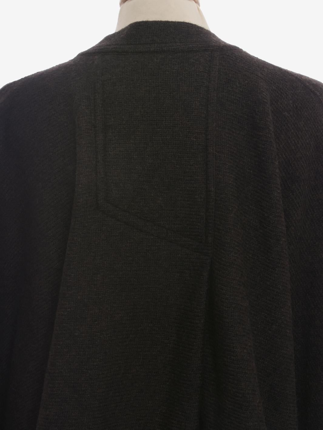 Issey Miyake Permanente Wool Dolman Coat - 80s