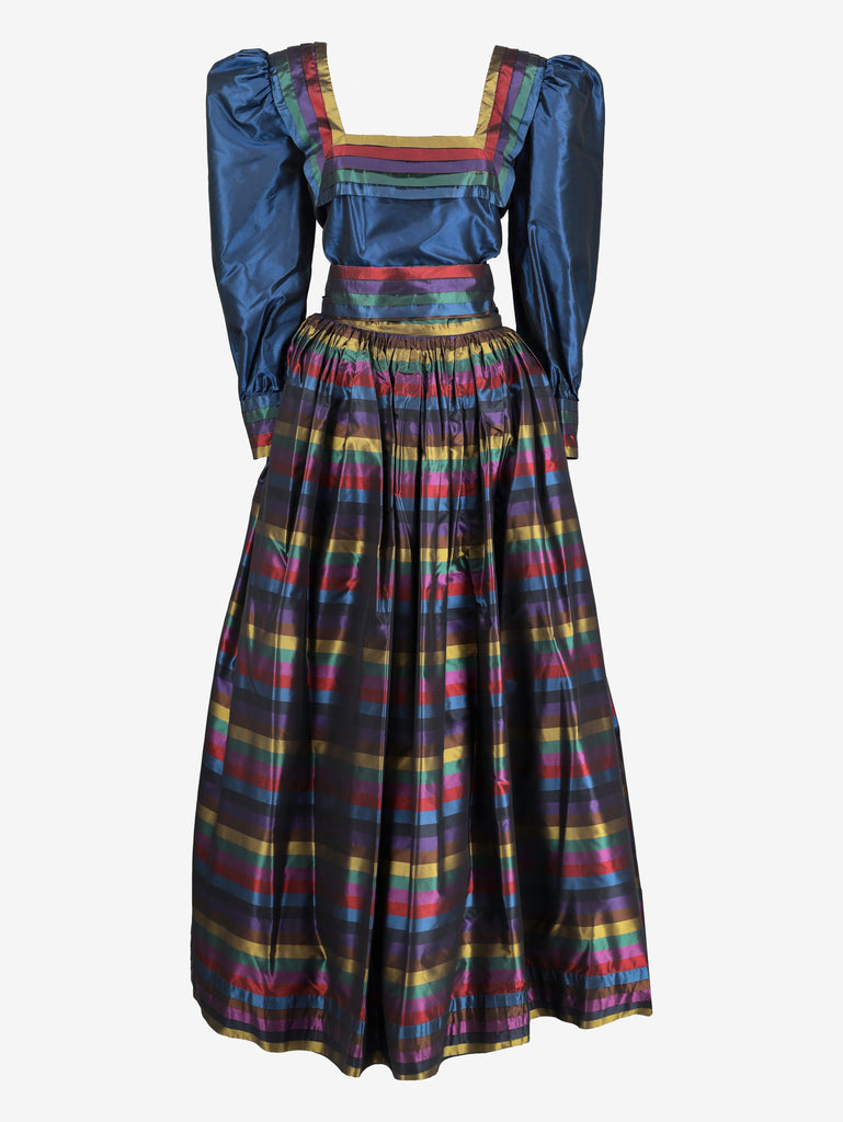 Vintage Rainbow Striped Suit