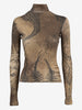Just Cavalli Turtle Neck Patterned Shirt W24121253.17  Just Cavalli