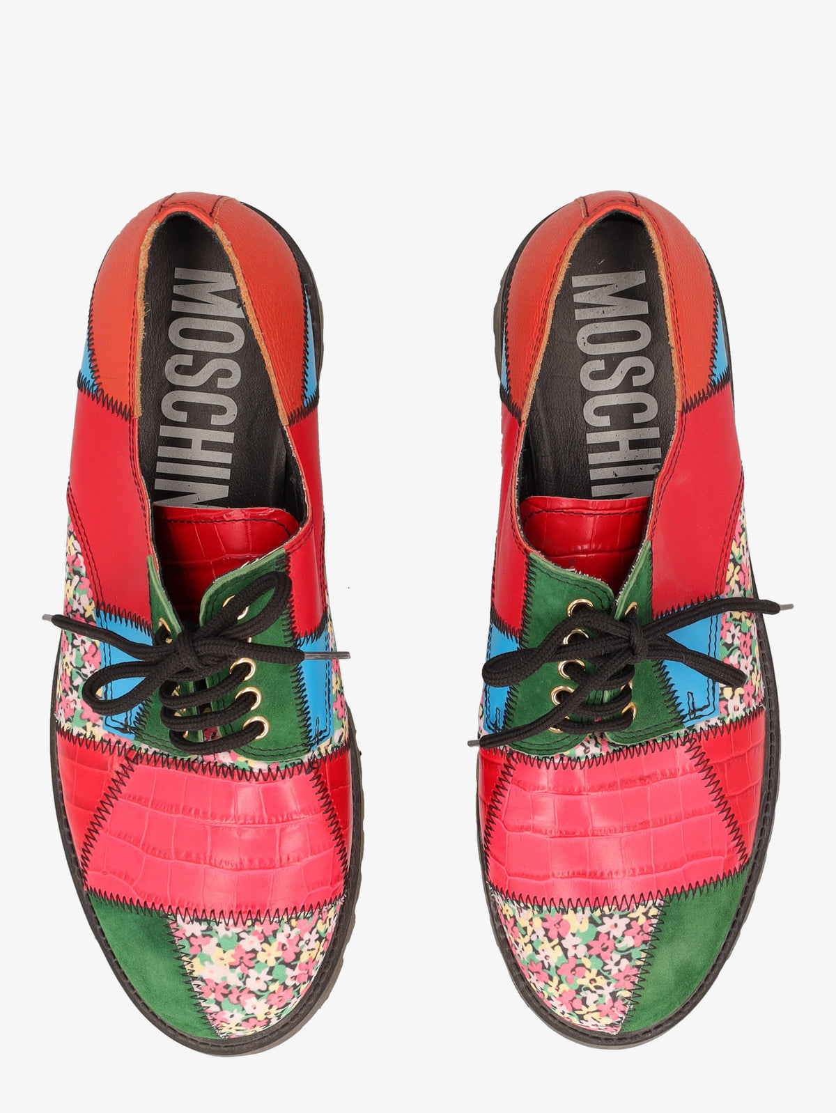Moschino Patchwork Derby Shoes WCV250819.06  Moschino