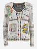 John Galliano Patterned Knit Set