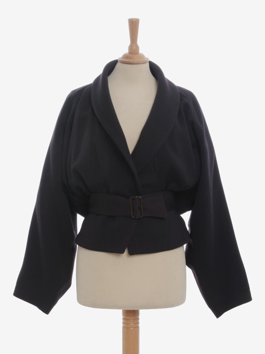 Alaïa Wool Belted Jacket - 80s
