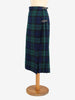 Tartan Wool Skirt W24121248  Vintage