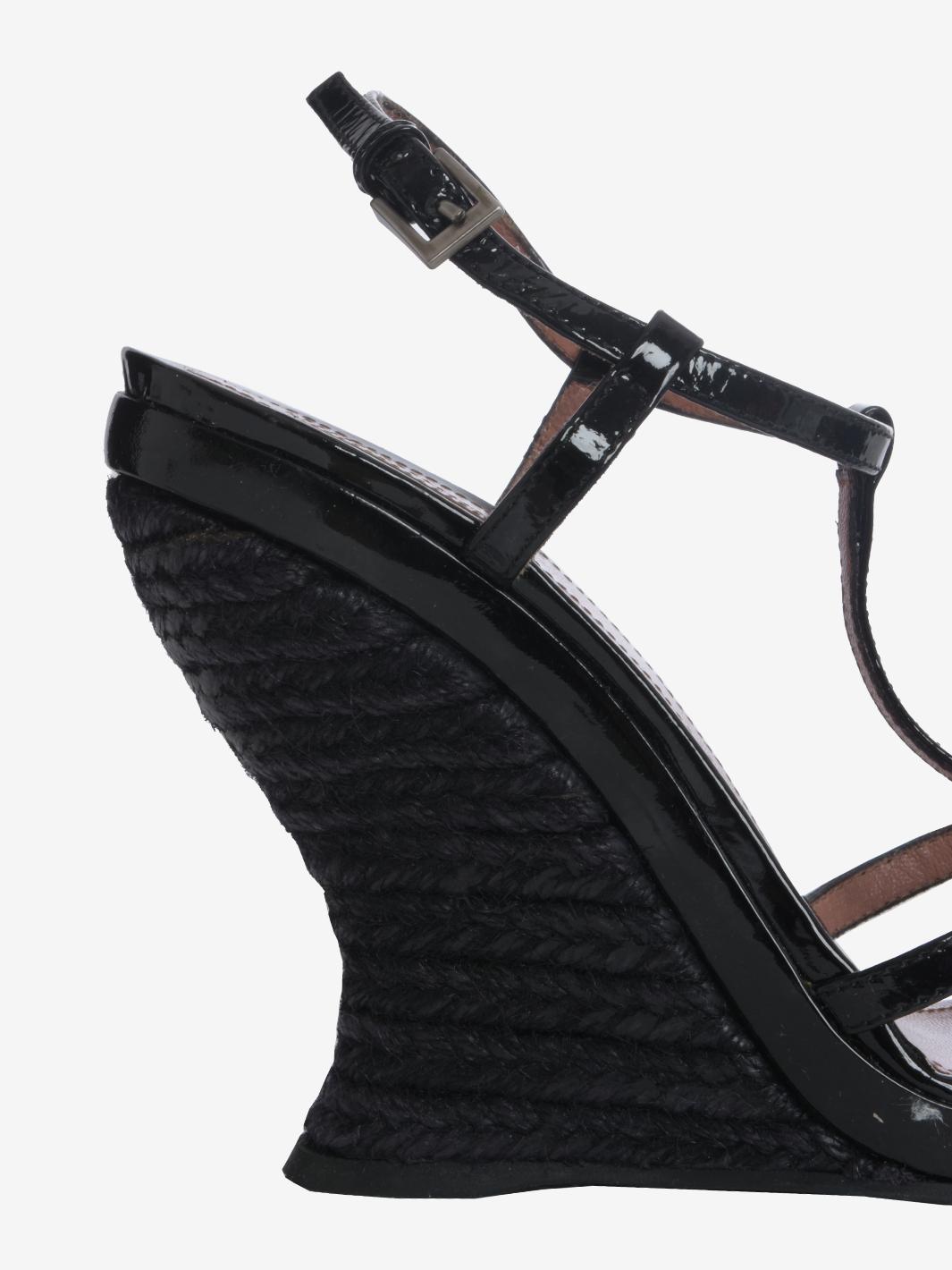 Alaïa Rope Wedge Sandals