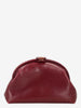 Pirovano Burgundy Bubble Clutch