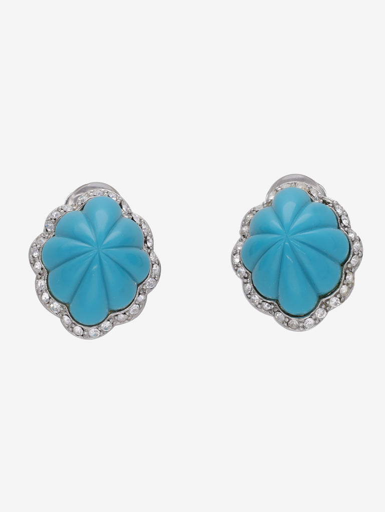 Kenneth Jay Lane Turquoise Earrings CVR24.1.155  Kenneth Jay Lane
