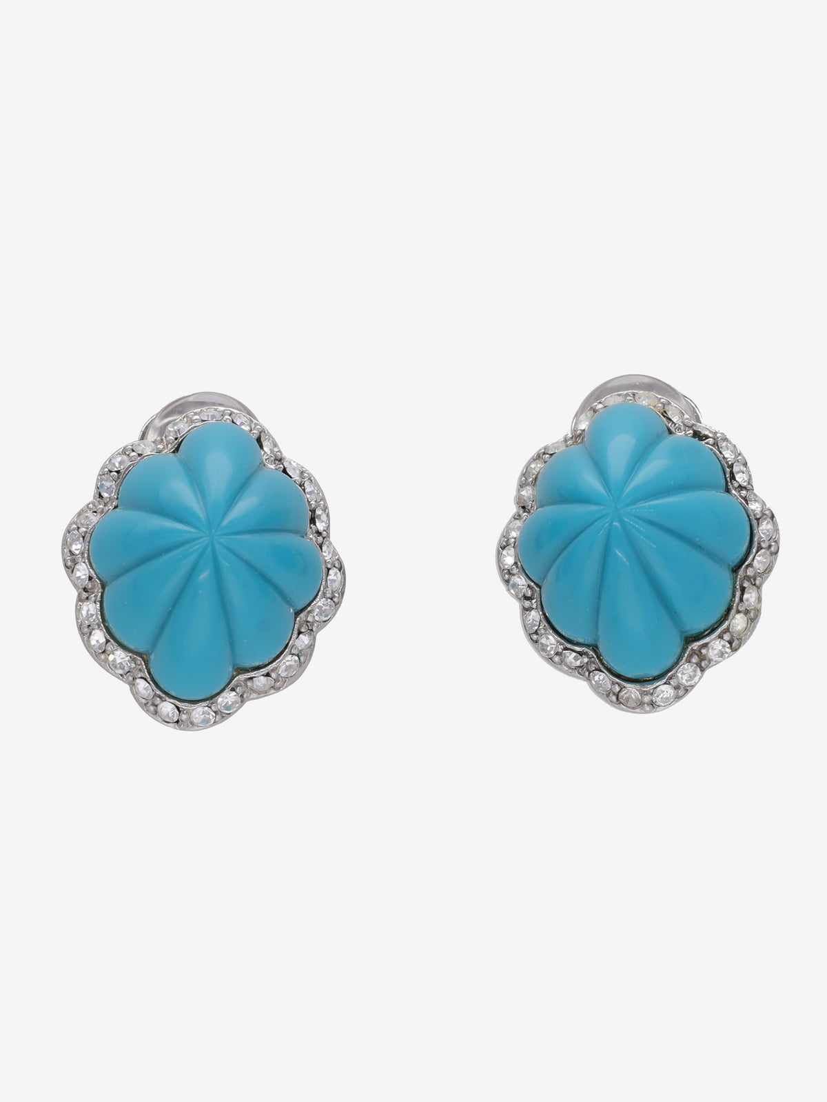 Kenneth Jay Lane Turquoise Earrings CVR24.1.155  Kenneth Jay Lane
