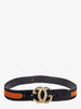 Gucci Bicolour Suede Buckle Belt