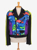 Moschino Multicolour Biker Jacket WCV250844  Moschino