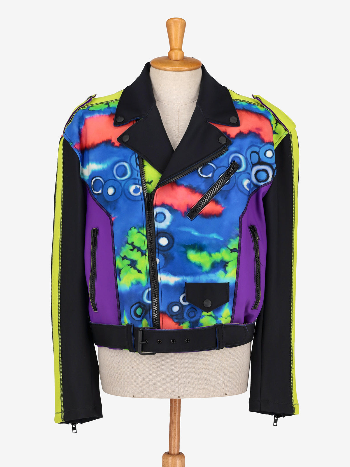 Moschino Multicolour Biker Jacket WCV250844  Moschino