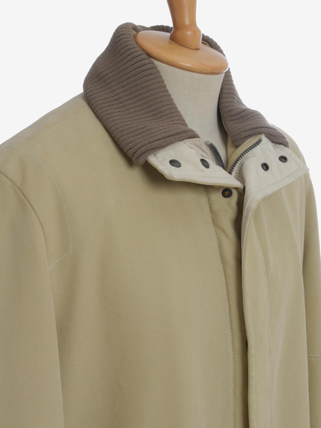 Hugo Boss Beige Coat With Pockets