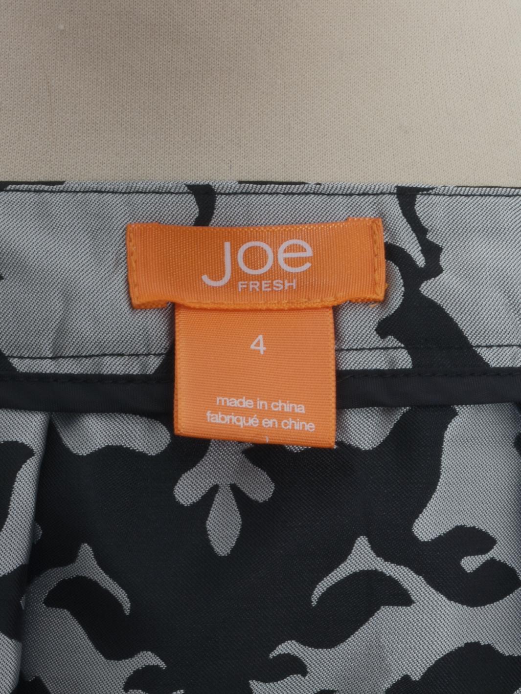 Vintage Flared Patterned Skirt