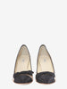 Scarpa con tacco Prada con paillettes e raso