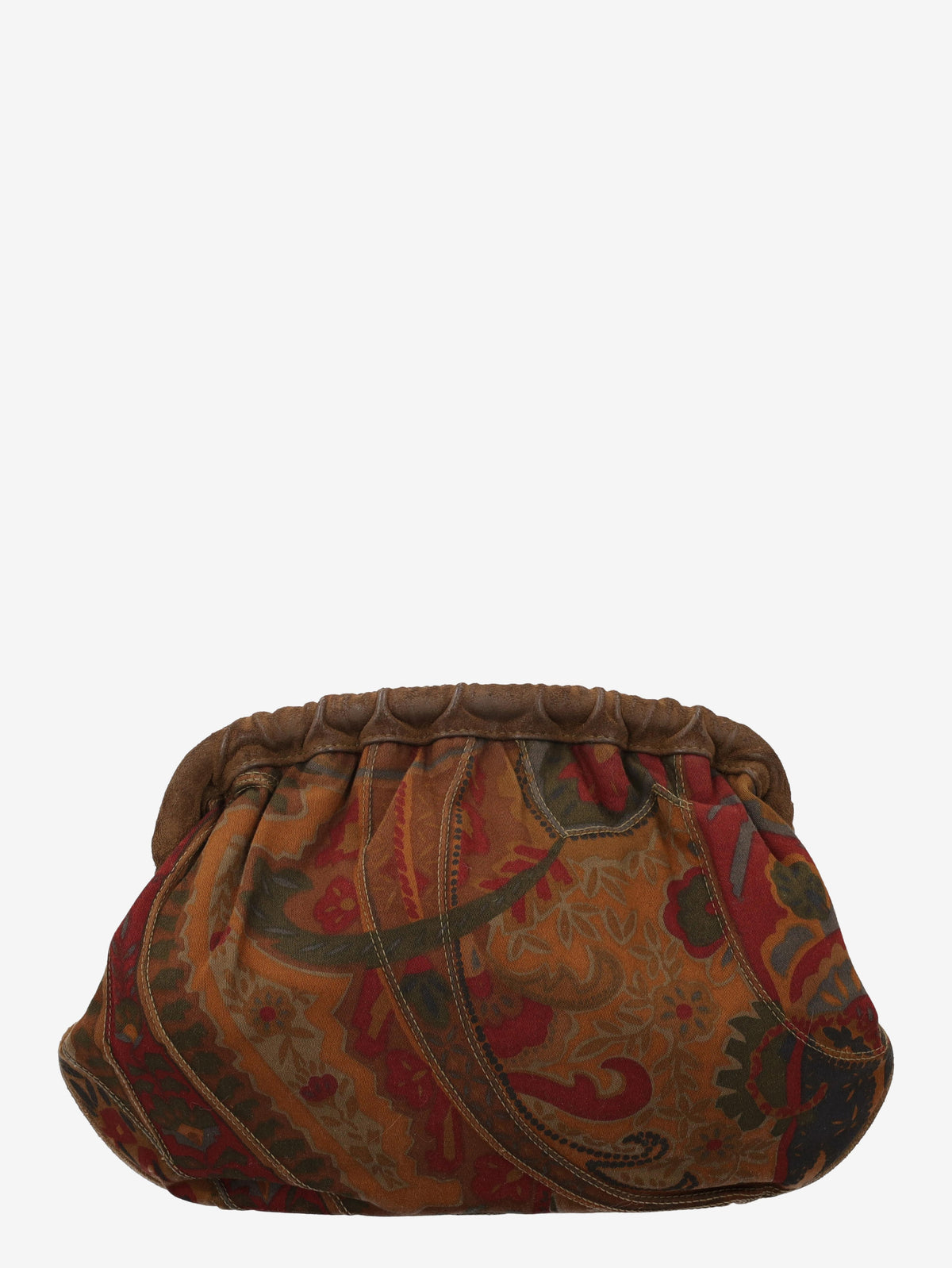 Castellari Flowered Soft Clutch