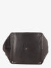 Gianni Versace Couture Black Leather Drawstring Bag