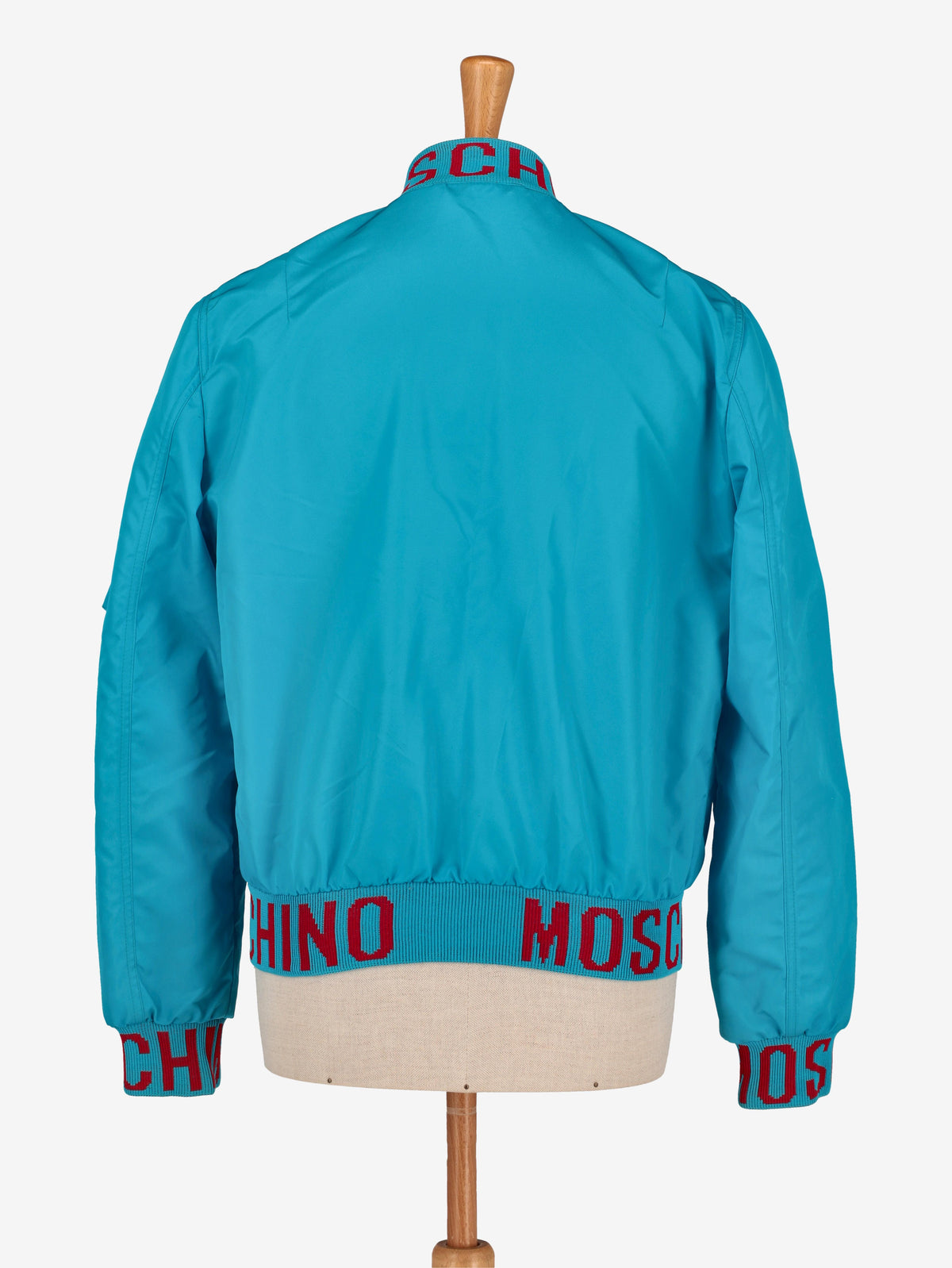 Moschino Turquoise Bomber Jacket WCV250847  Moschino