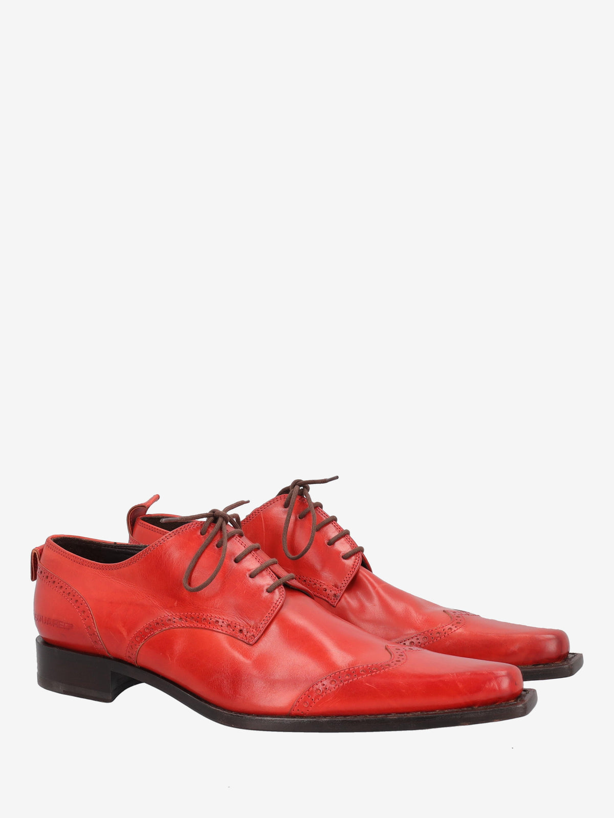 Dsquared² Red Lace-up Shoe