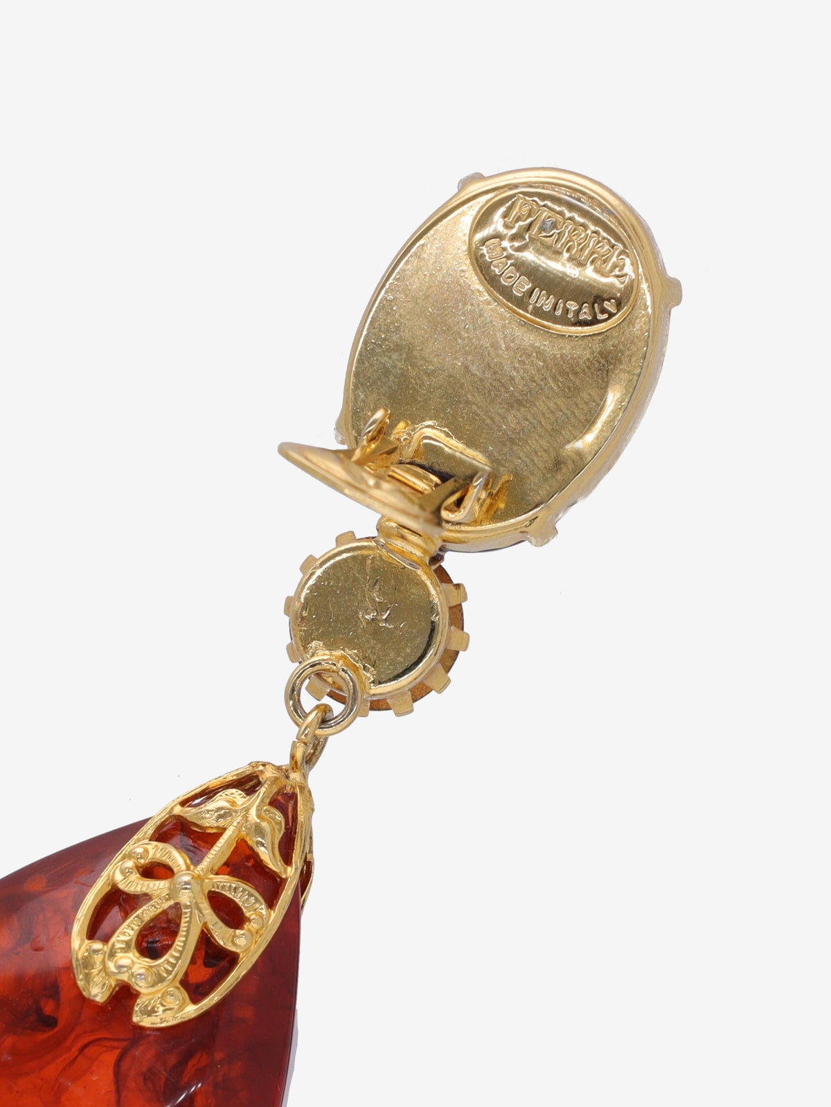 Gianfranco Ferré Earring With Red Stone MRXXX.6  Gianfranco Ferré