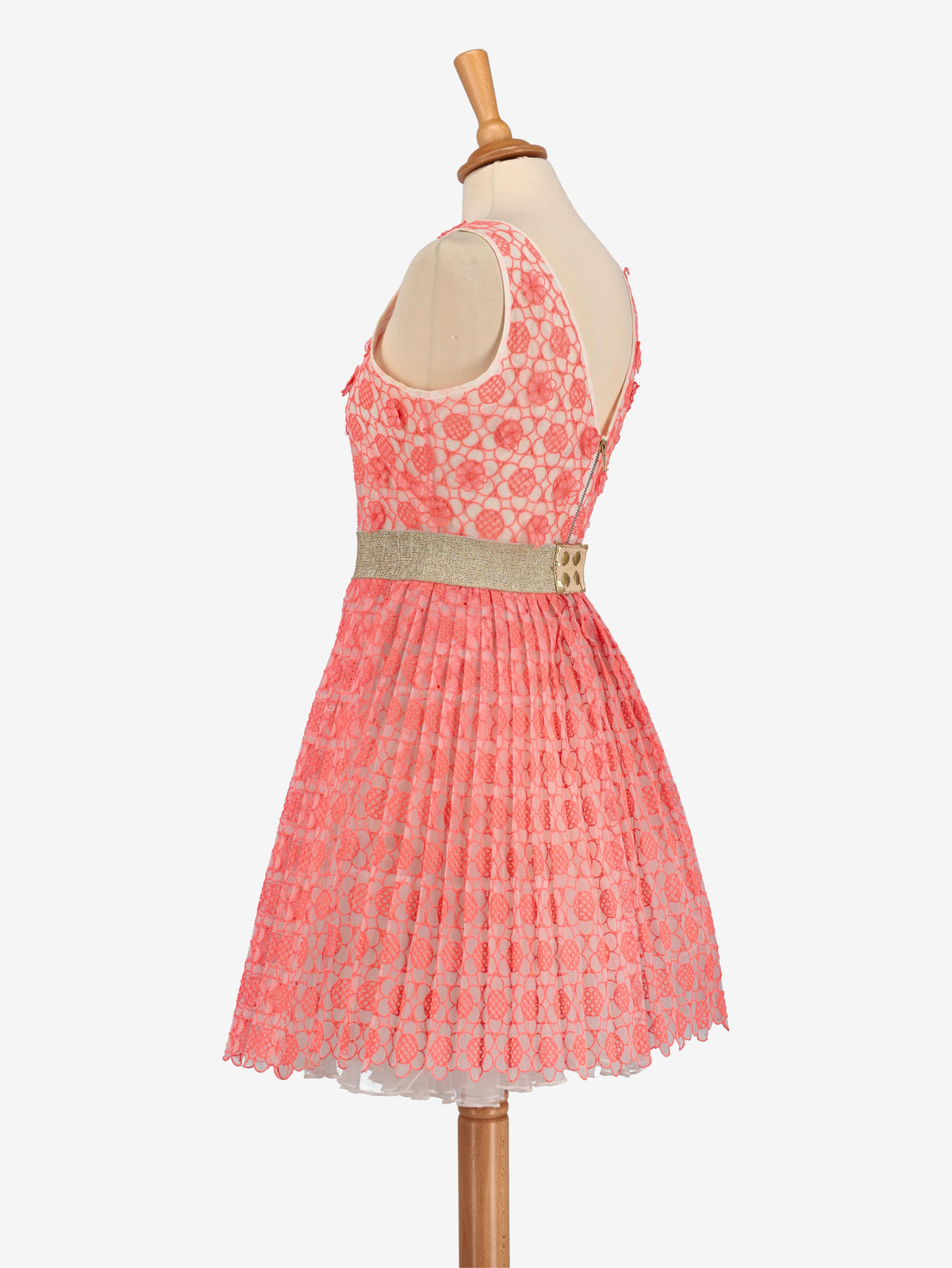 Vintage Fluo Flowered Dress