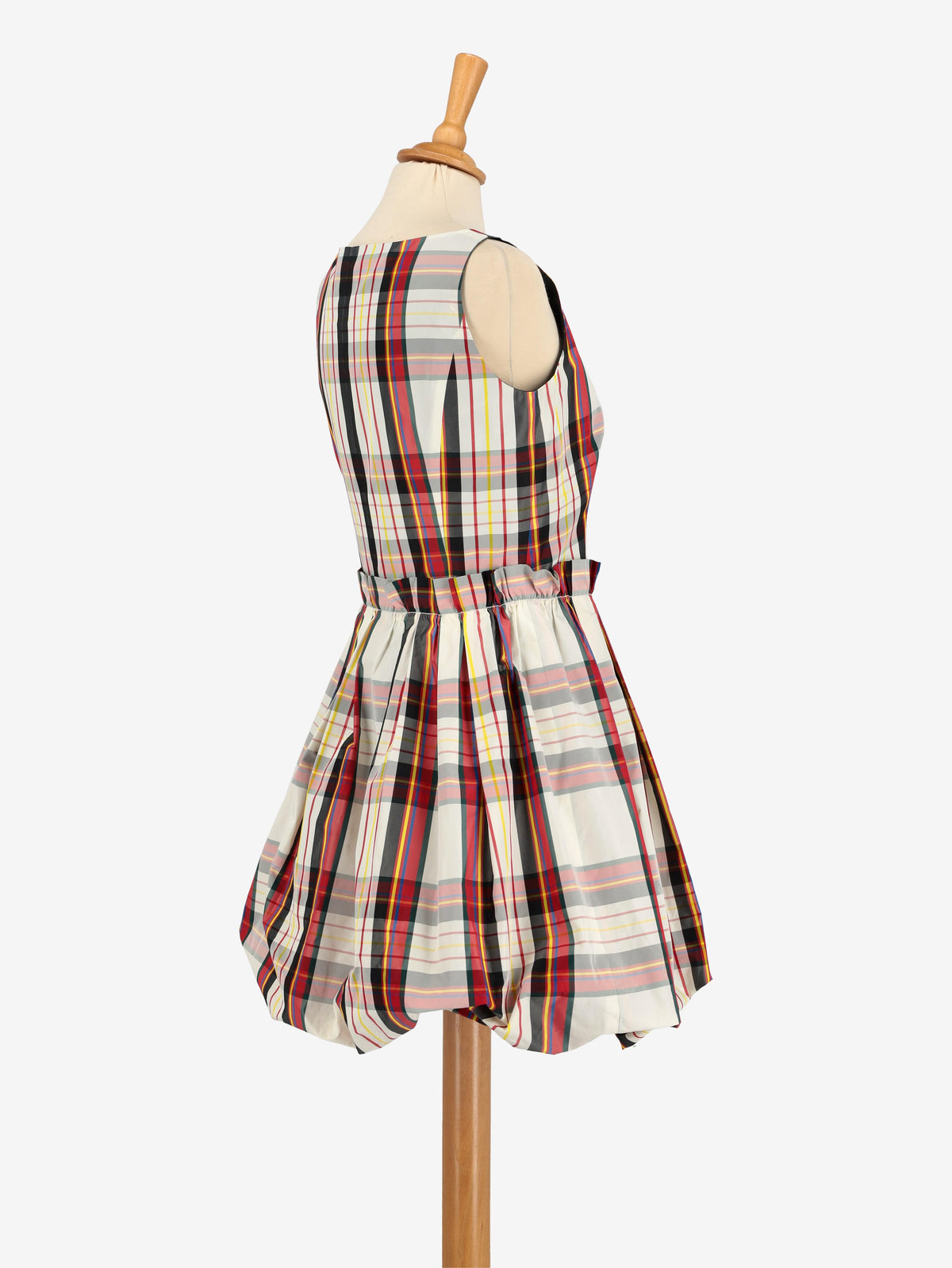 Moschino Tartan Midi Dress