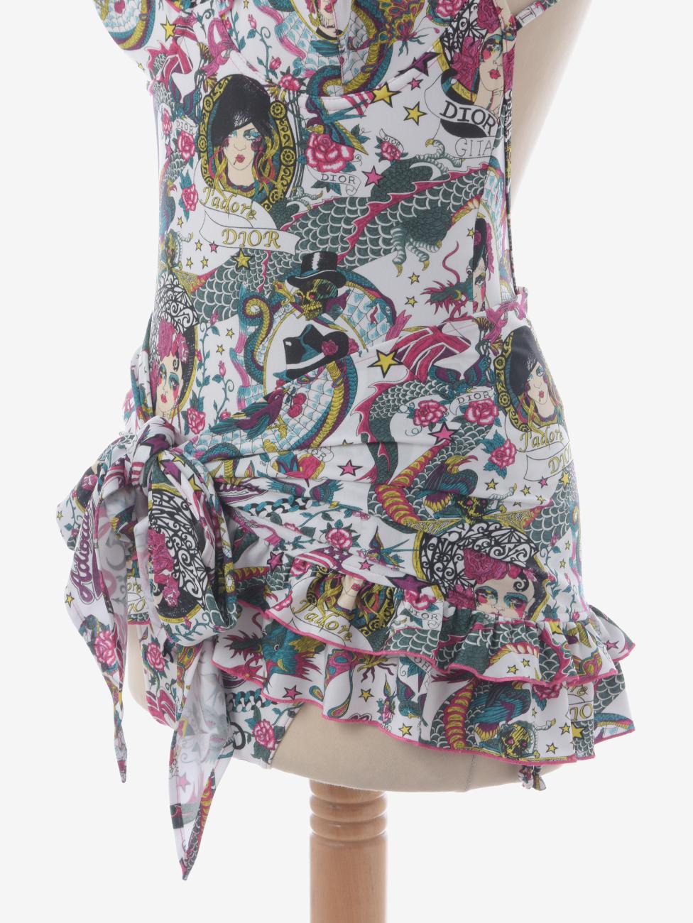 Christian Dior Gypsy Print Swimsuit -'00s