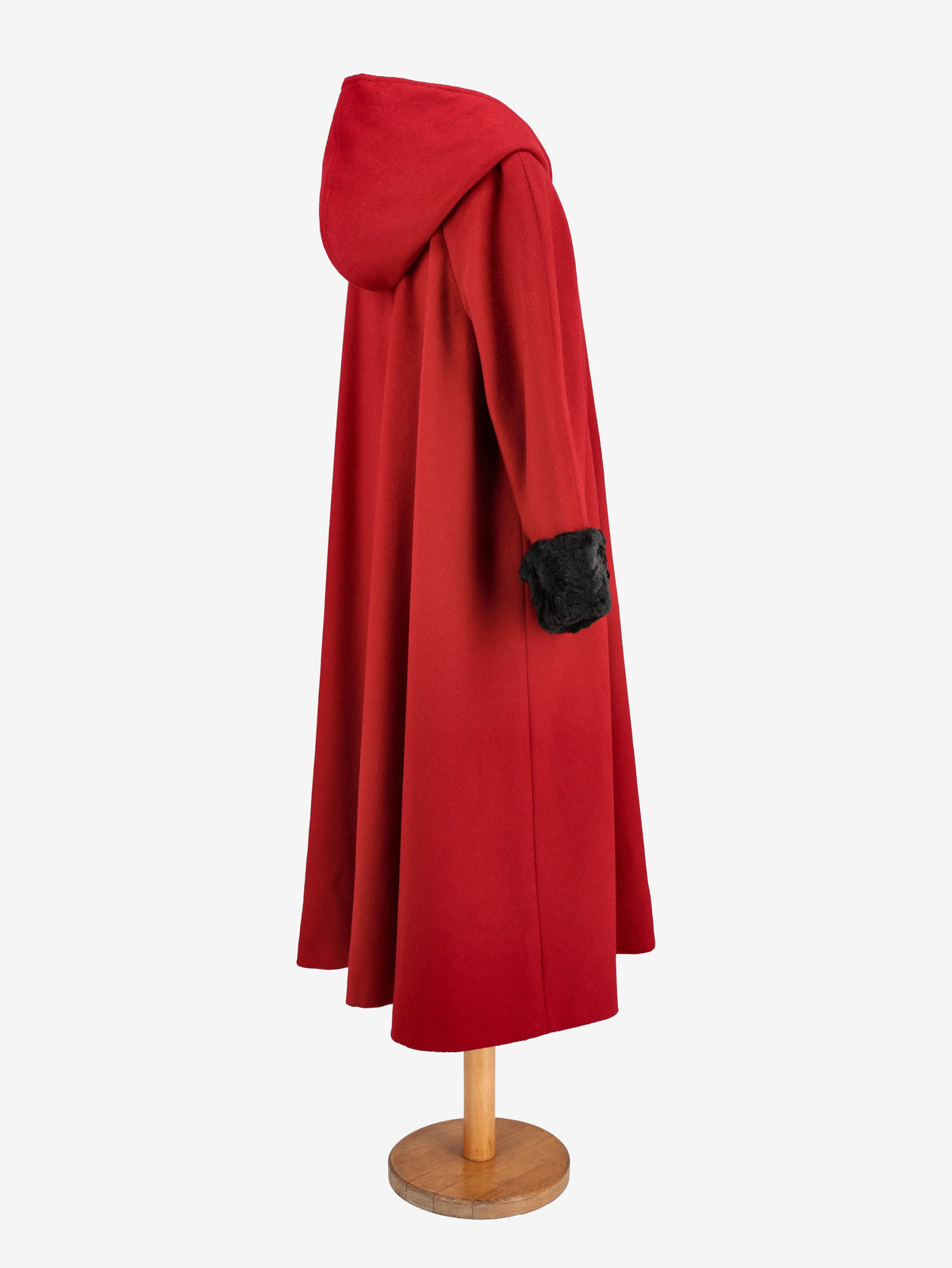 Fendi Red Wool Overcoat