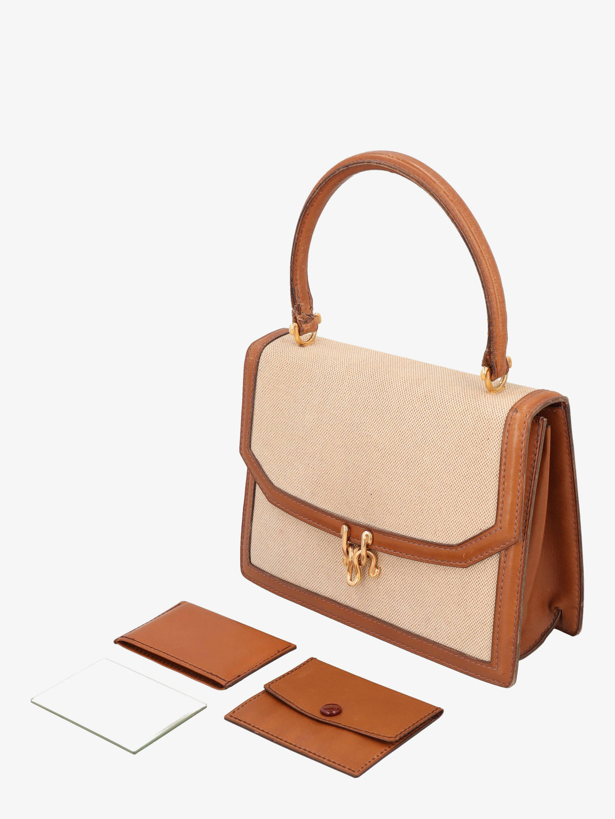 Gucci Vintage Canvas Handbag