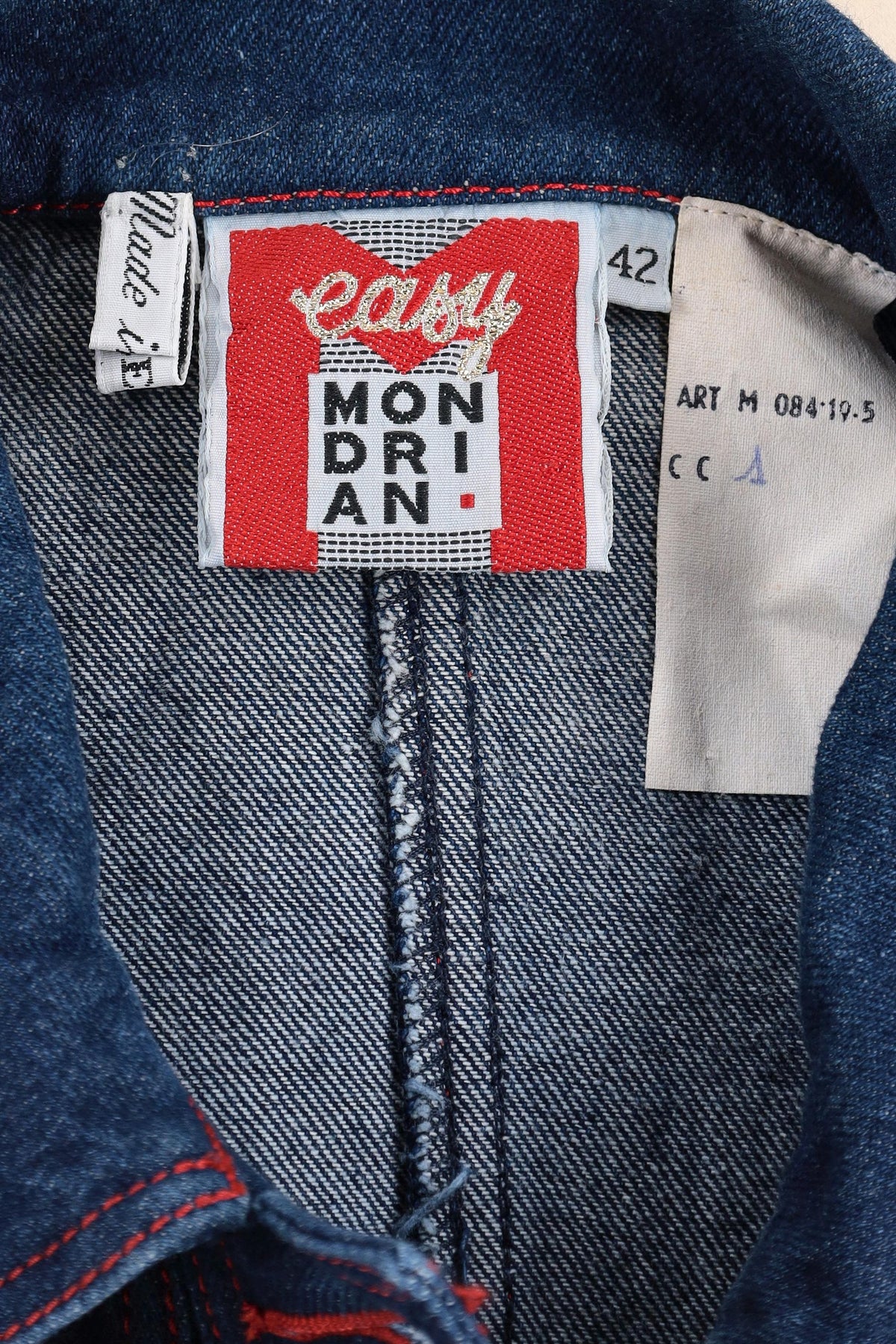 Mondrian Denim Midi Dress